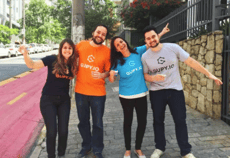 Cofundadores da Gupy no primeiro ano da empresa