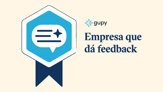 Selo Empresa que dá Feedback