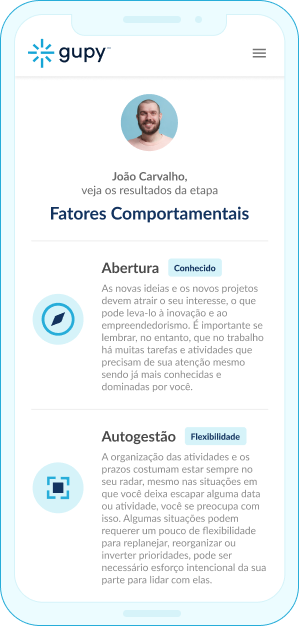 Teste de Perfil Comportamental do Gupy Recrutamento e Seleção